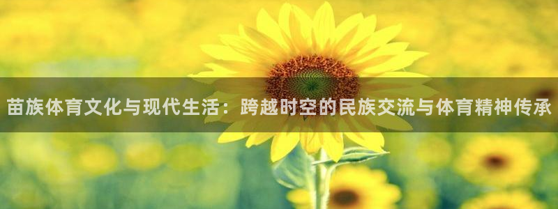 JJB竞技宝官网下载招商电话是多少啊:苗族体育文化与现代生活